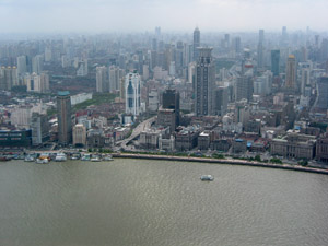 City View from Orient Pearl Tower