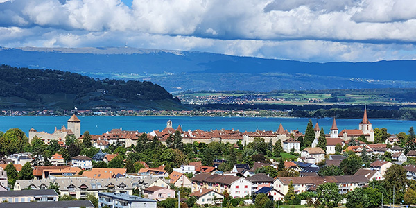 Murten panorama battle site