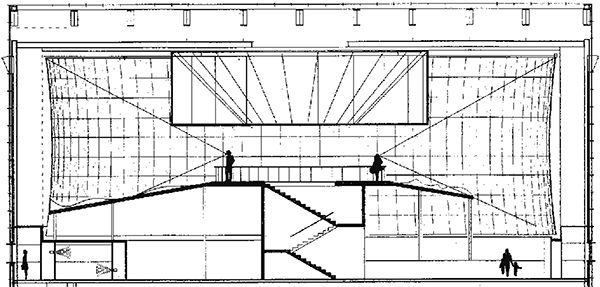 Murten panorama exhibition cross section