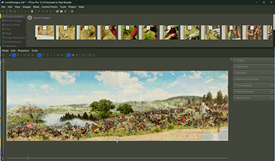 Murten panorama PTGui interface